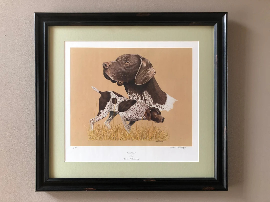 German Shorthaired Pointer Colored Pencil Print - Etsy | Etsy (US)