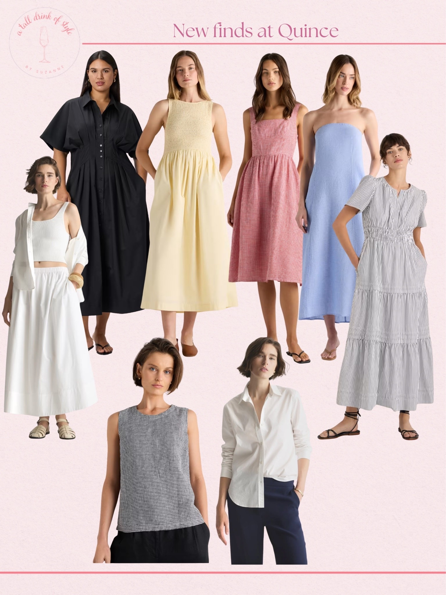 New finds at quince! 

Women over 50, tall girl friendly, summer staples, everyday wear, summer dresses, summer must haves,

#LTKSeasonal #LTKOver40 #LTKSaleAlert