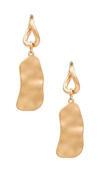8 Other Reasons Hammered Hoops in Metallic Gold. | Revolve Clothing (Global)