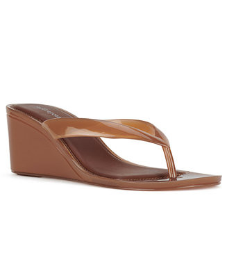 Women's Gigabyte Jelly Thong Wedge Sandals | Macy's