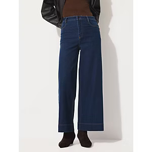 Studio Edit Dark Blue Wide Leg Jeans | George
