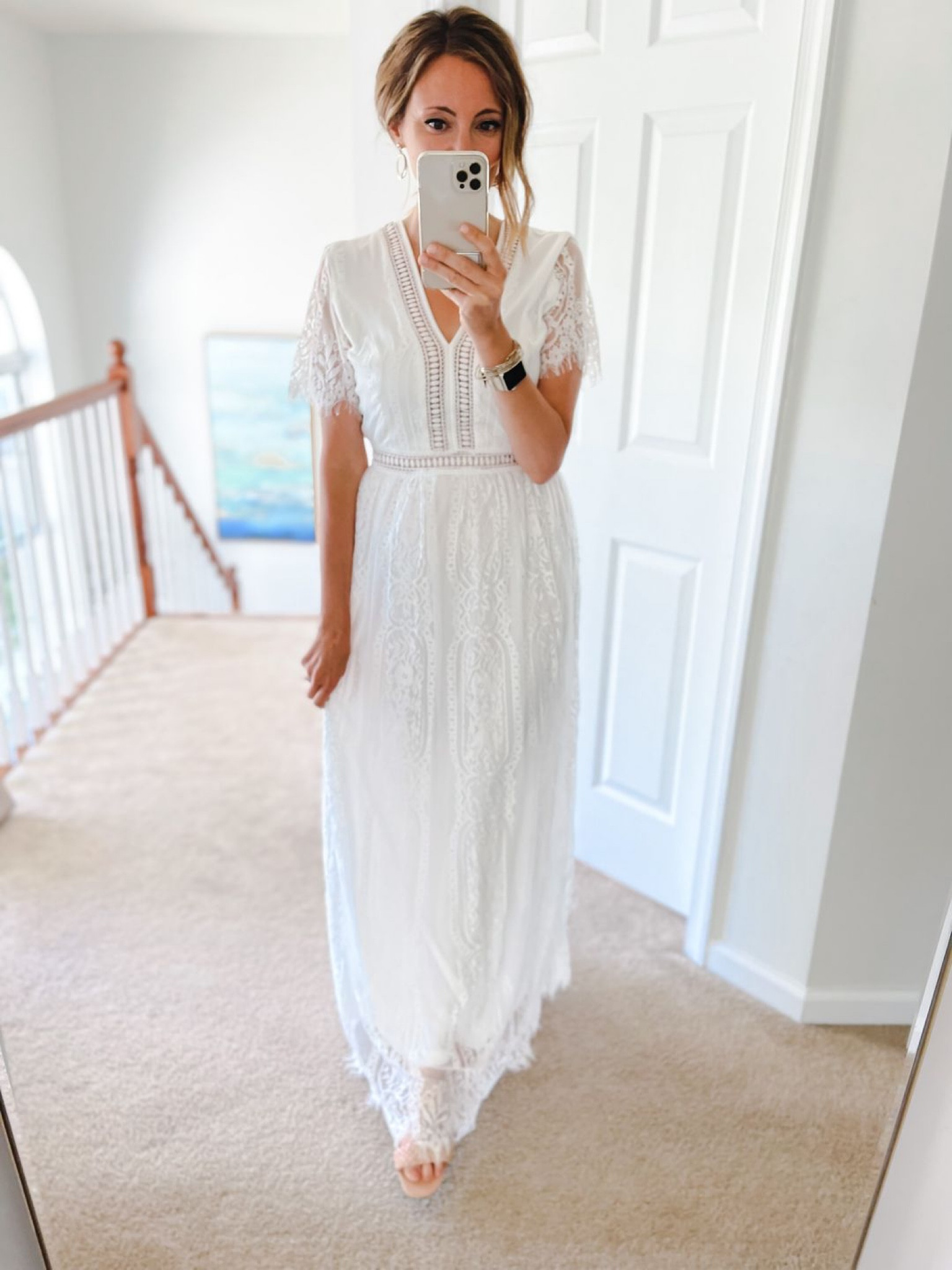 Don't forget that I will be announcing the winner of the Stanley mug today! 
This dress is a stunner!  So pretty for a spring wedding or I've even seen these as bridesmaid dresses! 
Get it for $43 right now!  I'm wearing a size small. 
🚩Code: 15NT9JZM

Ankle jeans 
Date night outfit 
Wedding Guest
Vacation Outfits
Concert Outfit
White dress
White jeans
Swimsuit
Sandals
Bedroom 
Beach outfit
Patio
Jean shorts
Rug
Home Decor
Sneakers
Jeans
Bedroom
Maternity Outfit
Resort Wear

#LTKstyletip #LTKsalealert #LTKSeasonal