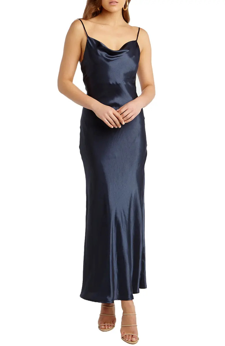 Estelle Drape Slipdress | Nordstrom