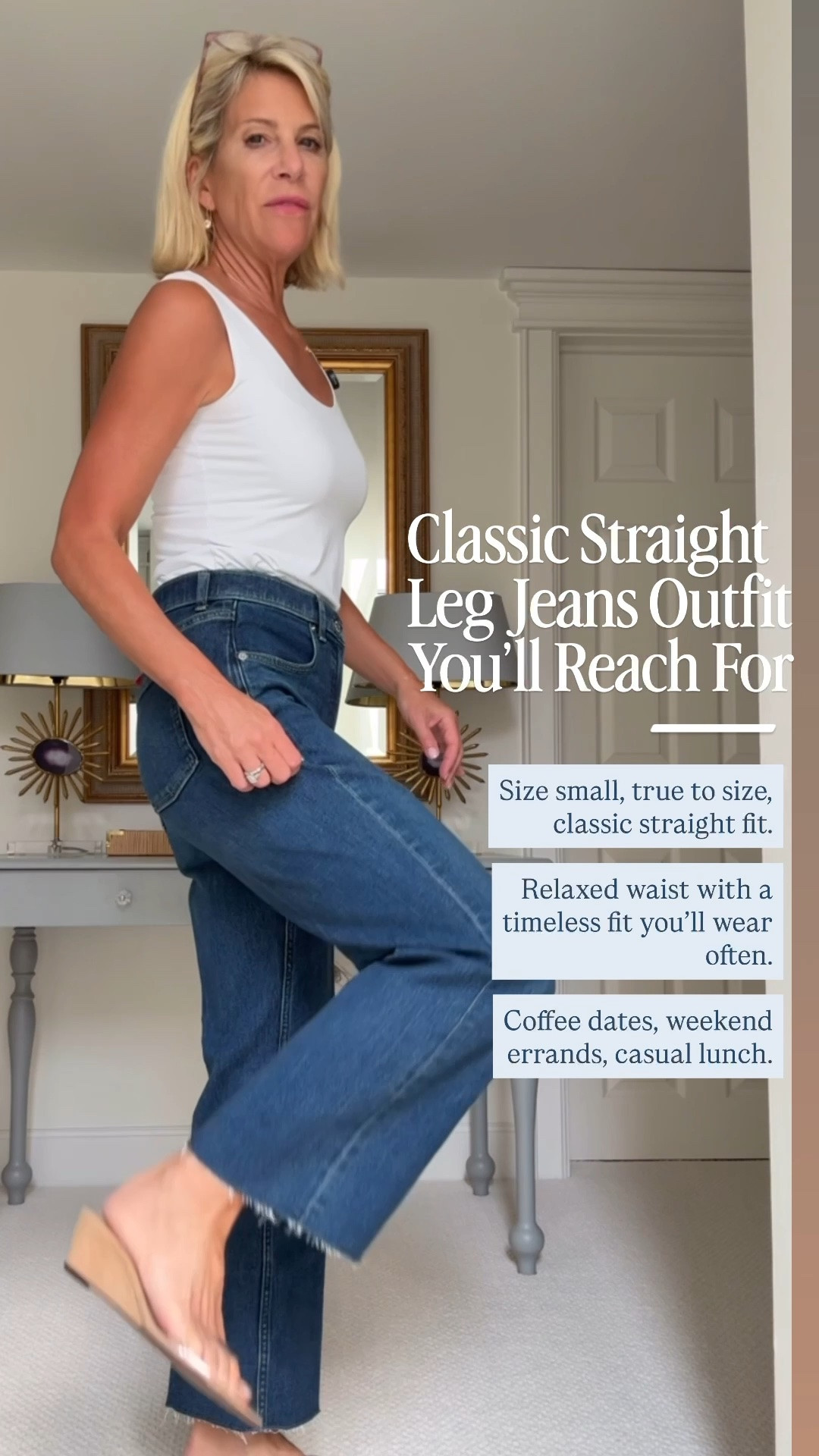 Ever buy the jeans everyone talks about and wonder if they’re actually worth it?

Finding a pair that’s comfortable, flattering, and easy to style isn’t always easy.

These classic straight leg jeans live up to the hype with a relaxed waist, timeless straight fit, and subtle fringe hem that adds just enough detail without feeling trendy.

👩‍💻 LTK PRO TIPS
❤️ Heart = Support my posts ;-)
🔖 Save = Get sale & restock alerts for the things you love!
📋 Lists = Keep favorites organized (List ideas: Christmas, Birthdays, and Vacations!)
📲 Share = Send lists and products to a friend (or your daughters like me).
💬 Comment = Ask me anything, and I’ll answer. ;-)

#LTKootd #LTKstorytime #LTKSeasonal