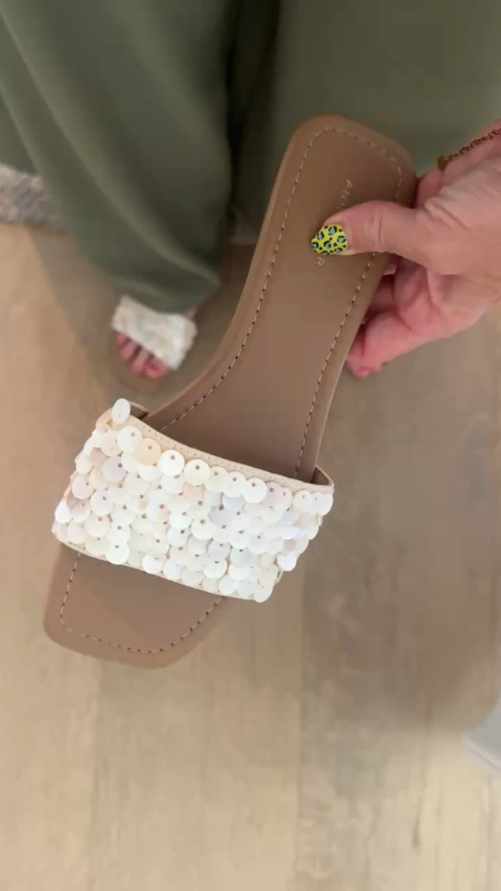 ON SALE!!!  Embellished summer slides, the perfect beach wedding sandal.  

#summerwedding #sandals #summershoes #slides 

 #LTKSeasonal #LTKSaleAlert #LTKWorkwear