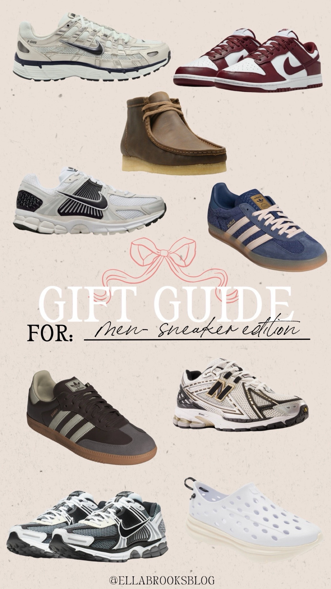 Holiday gift guide: men's sneaker edition for: Men-Sneaker edition


Gifts for him, Christmas gift guide, men's sneakers, trendy men's shoes

#LTKGiftGuide #LTKHoliday #LTKMens