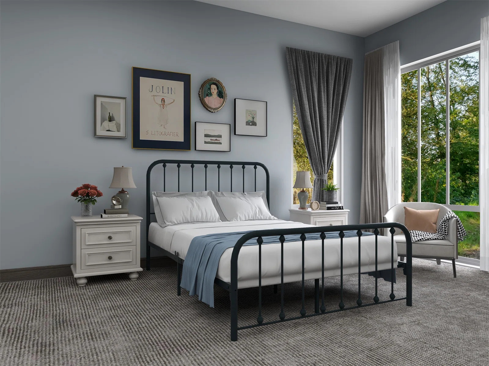 Andover Mills™ Keyesport Metal Platform Bed & Reviews | Wayfair | Wayfair North America