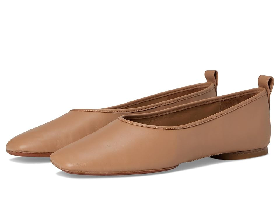 Vince Vivian Slip-Ons Women's Flat Shoes Chai Tan Leather : 6 M | Zappos