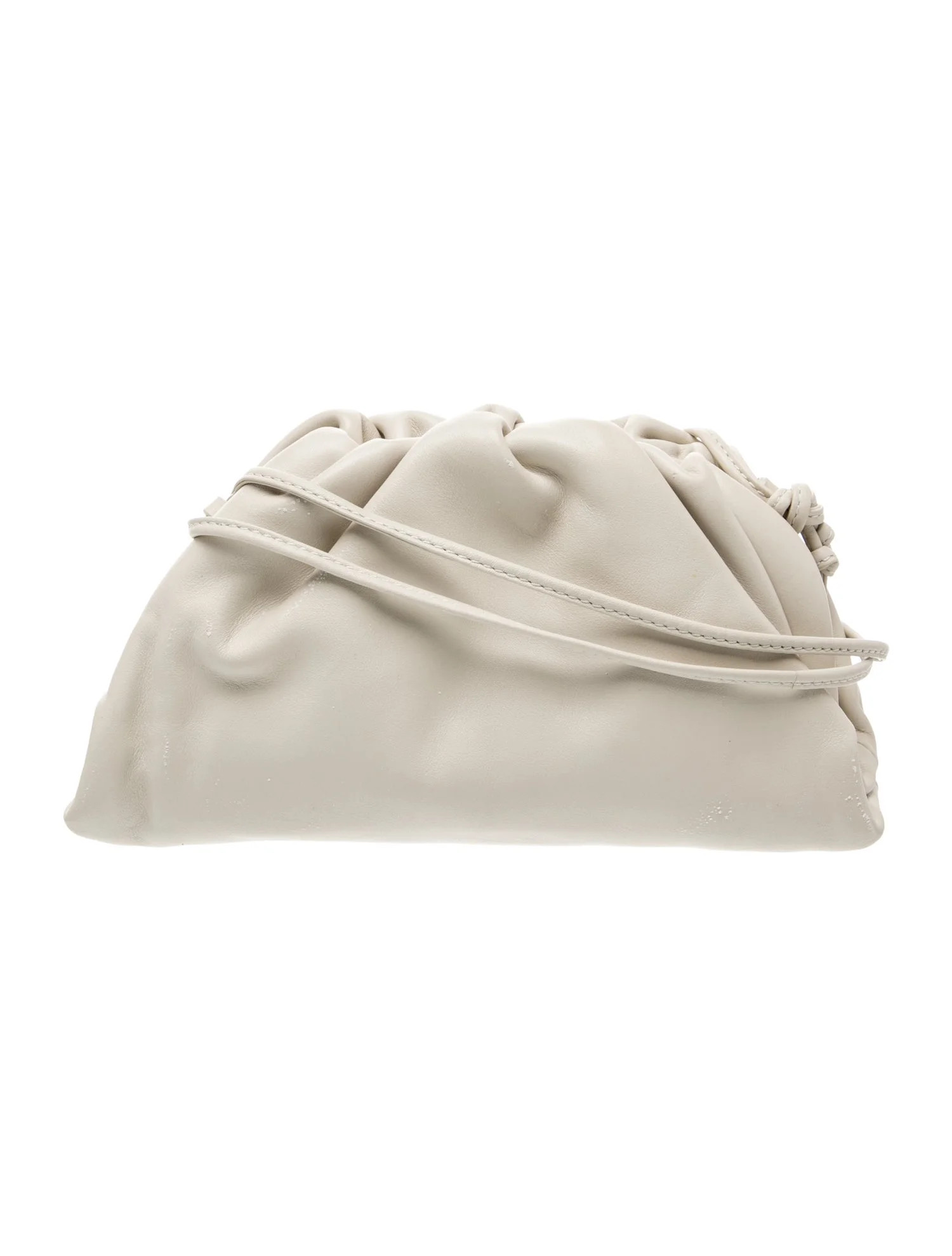 Bottega Veneta Leather Mini Pouch - Neutrals Shoulder Bags, Handbags - BOT363285 | The RealReal | The RealReal