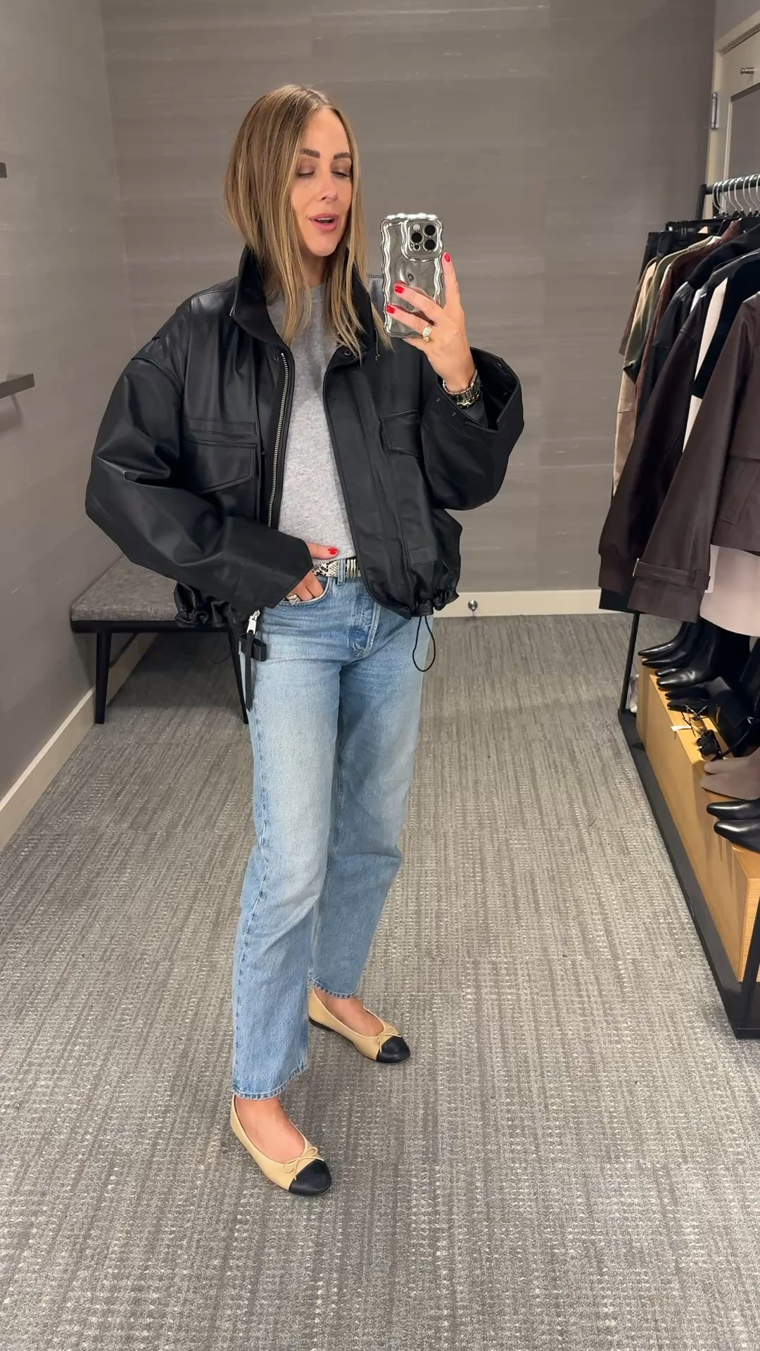 Fashion Jackson, NSALE, Nordstrom anniversary sale, black leather jacket

#LTKOver40 #LTKSaleAlert #LTKootd