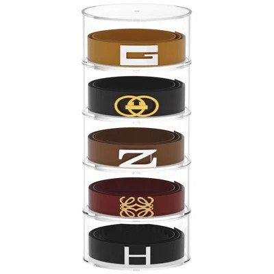 Belt Organizer, Acrylic Display Case With 5 Layers Storage Holder For Belt, Watches And Other Accessories | Wayfair North America