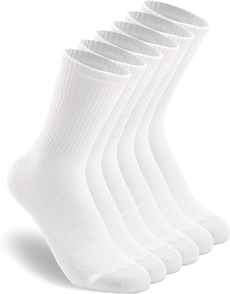 HAVE A TREE 3-6 Pack Womens Crew Casual Calf Lightweight Thin Socks Size 6-11 | Amazon (CA)