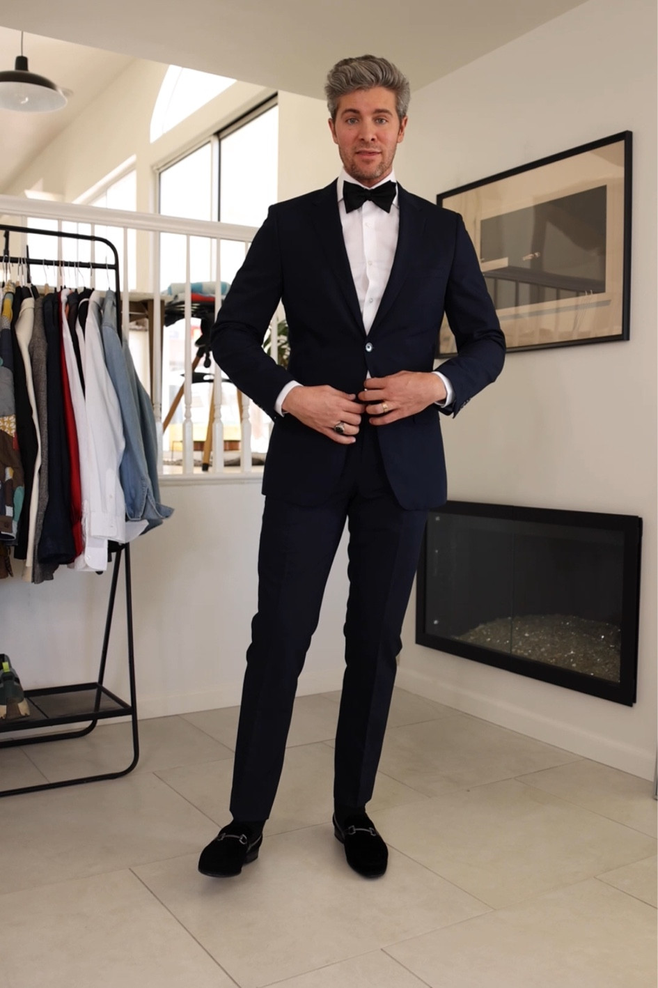 Shop my $200 navy suit 