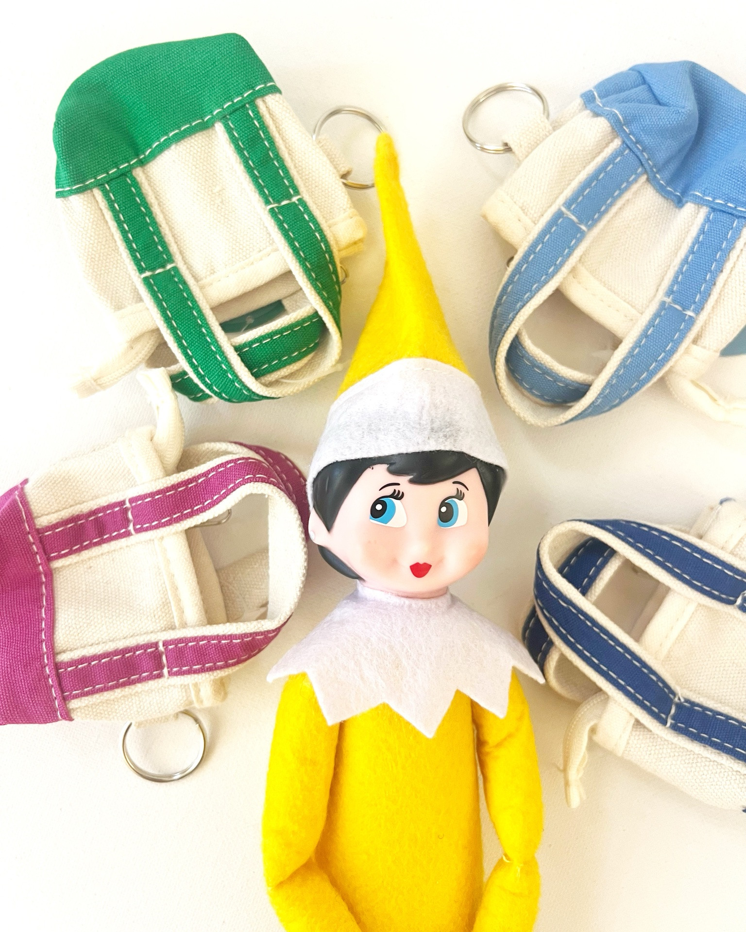 Tote-ally Weekend Ready! ✨
… these tiny totes are perfect if you’re preparing for elf season 2026 (as well as any other toy that size)! 

(I offer suggestions for elf season - and sets of elf adventures at @thesunnyelf on IG: no affiliation at all with the original red elf brand. See rest of collection of tiny accessories here on LTK!)

#LTKmomlife #LTKKids #LTKSeasonal