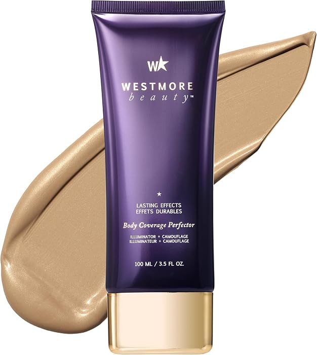 Westmore Beauty Body Coverage Perfector \u2013 Waterproof Leg & Body Makeup/Bronzer For Women - B... | Amazon (US)