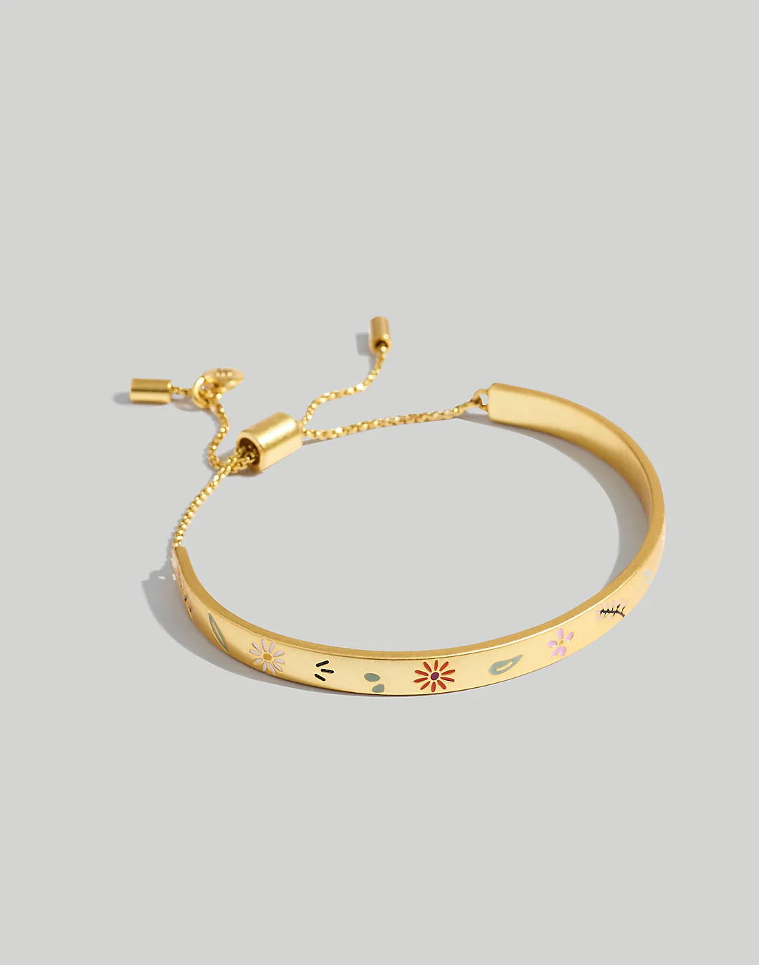 Enamel Floral Cuff Bracelet | Madewell