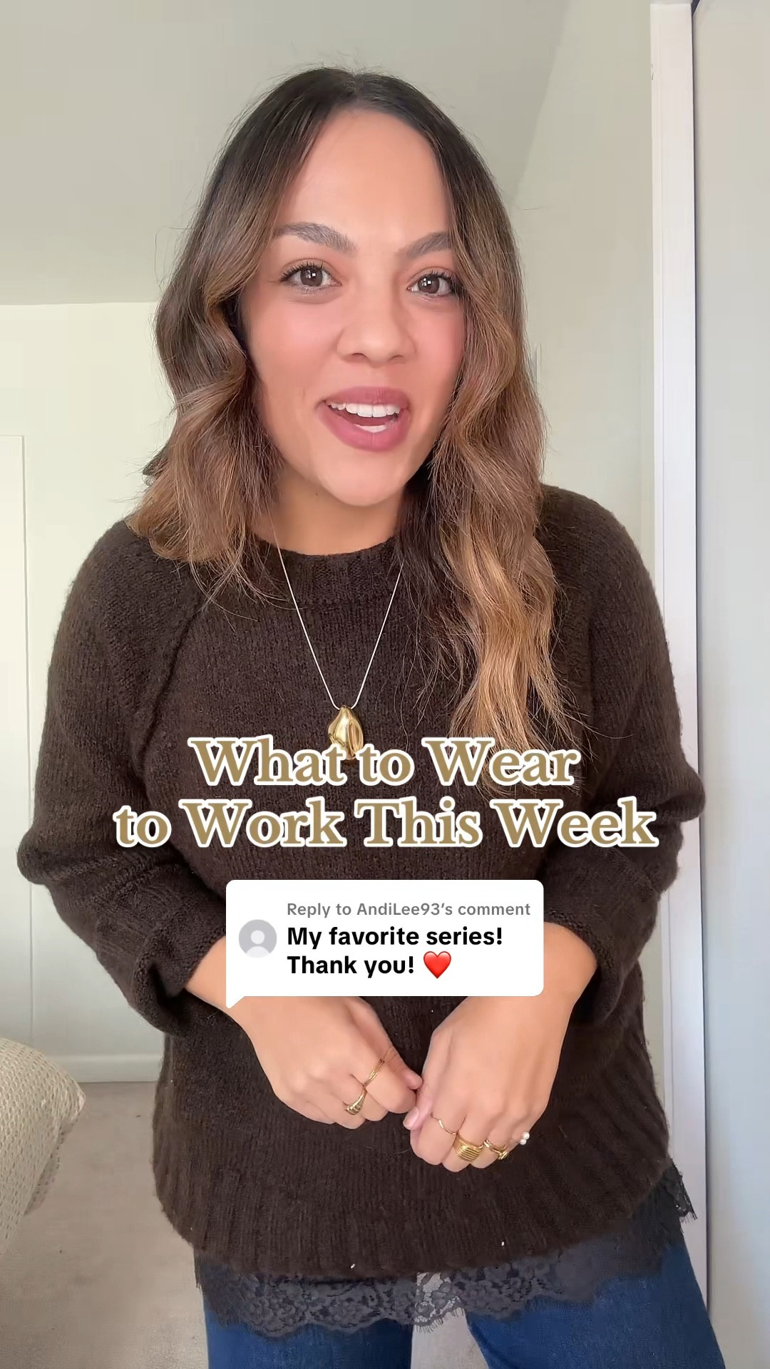 What to wear to work this week!

Monochrome Monday:
-Anthropologie espresso brown crew neck sweater, I have a size medium. 
-Zara chocolate brown tailored pants, I have a size large. 
-Coach brown suede tote bag. 
-Banana Republic gold pendant necklace. 

Tailored Tuesday:
-Reformation tweed blazer, I have a size large. 
-Aritzia black tailored trousers, I have a size 10. 
-Uniqlo white T-shirt, I have a size large. 
-Abercrombie black belt. 
-Black kitten heels, similar linked. 
-Demellier London burgundy suede tote bag. 

Whimsical Wednesday:
-H&M butter yellow sweater, I have a size medium. 
-Zara black and white polka dot dress, I have a size medium. 
-Poppy Barley black leather knee-high boots. 

Throwback Thursday:
-Aritzia olive green pleated skirt, I have a size medium. 
-Aritzia beige cardigan, I have a medium. 
-Zara beige suede knee-high boots. 

Fun Friday:
-Ganni peach graphic T-shirt, I have a size large. 
-Gap low rise 90s loose jeans in dark rinse, I have a size 30. 
-Zara cow print pointed flats. 
-Aritzia black oversized blazer, I have a size 10. 



#LTKfall #LTKstyletip #LTKworkwear