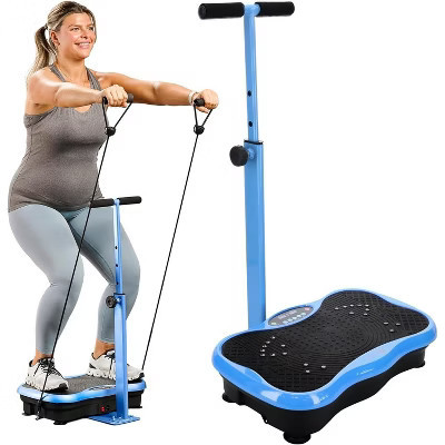 Lifepro TrimLite Vibration Plate Exercise Machine with Handlebars – Full-Body Vibrating Platform for Weight Loss, Lymphatic Drainage & Recovery | Target