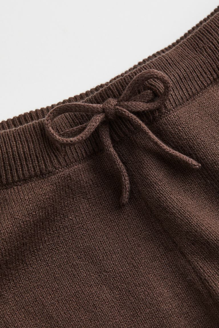 2-piece Knit Set - Dark brown - Kids | H&M US | H&M (US + CA)