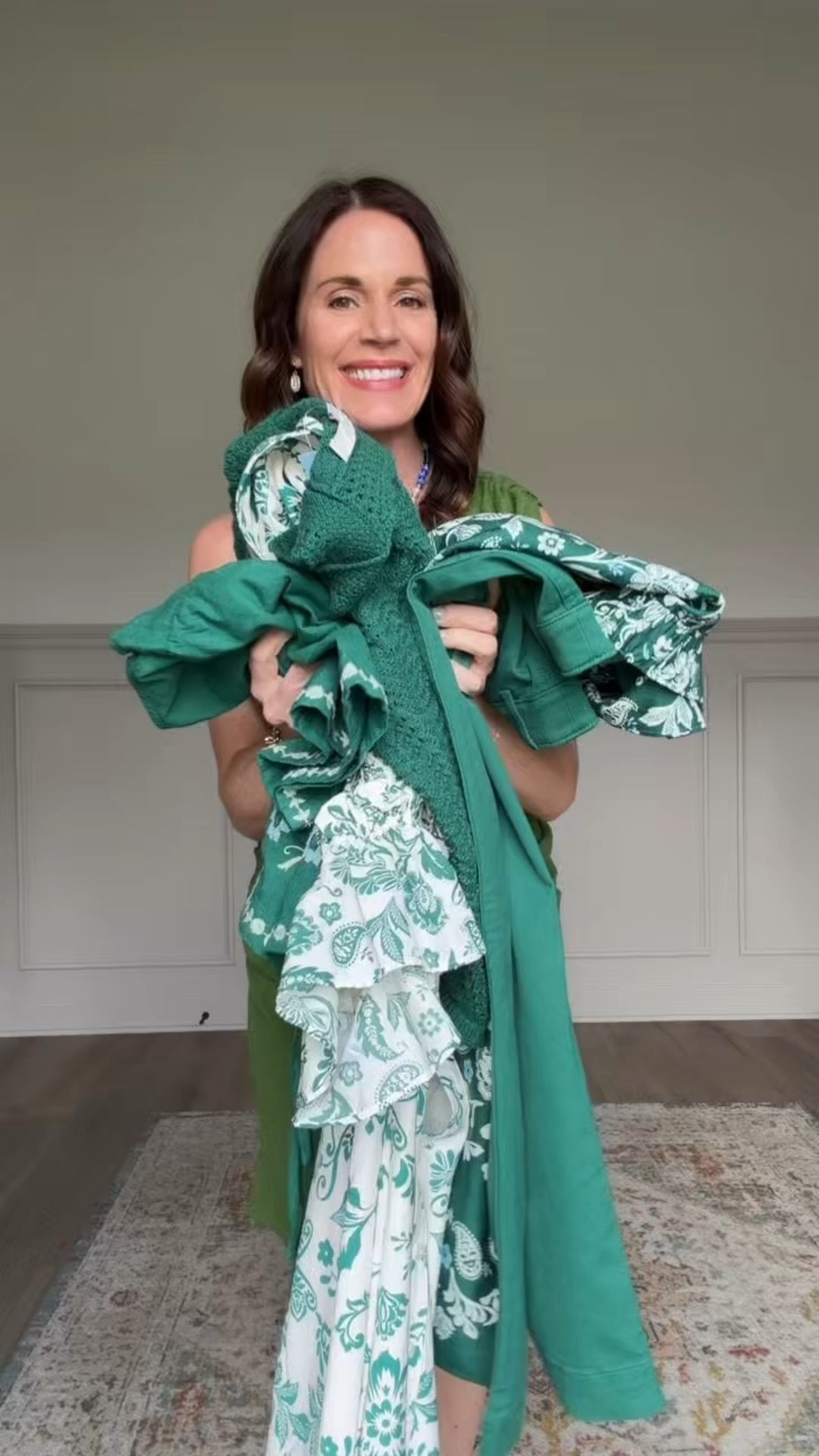 Wide Leg Palmer: 0 P
Floral Wide Leg: XS P
Peplum: XXS P
Tue Front: XXS P
Dress: 0 P
Sweater Tank: XXS P