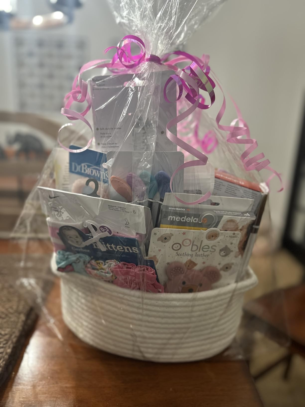 Pro Goleem Small Woven Easter Basket with Gift Bags and Ribbons Durable Baskets for Gifts Empty S... | Amazon (US)