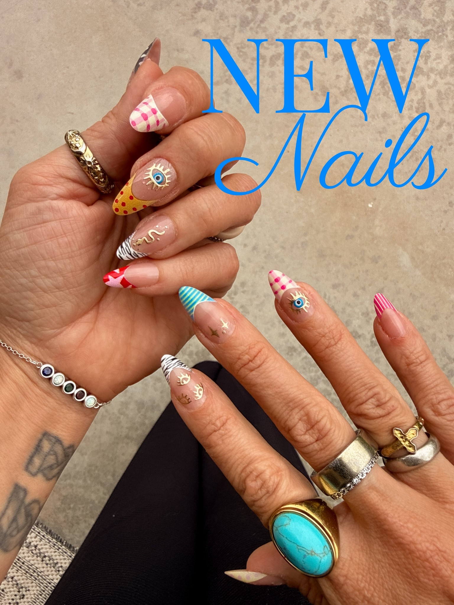 New press on’s baby?
Amazon press on’s and added a little stickers. Top coat over to hold down the stickers!


#LTKmorningroutine #LTKFestival #LTKBeauty