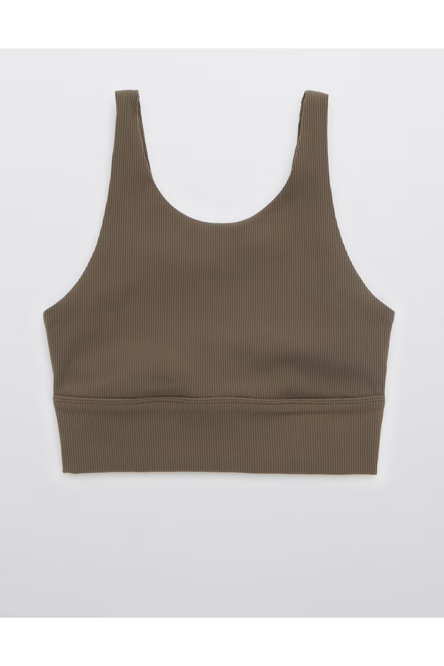 OFFLINE Ribbed Longline Sports Bra | American Eagle Outfitters (US & CA)