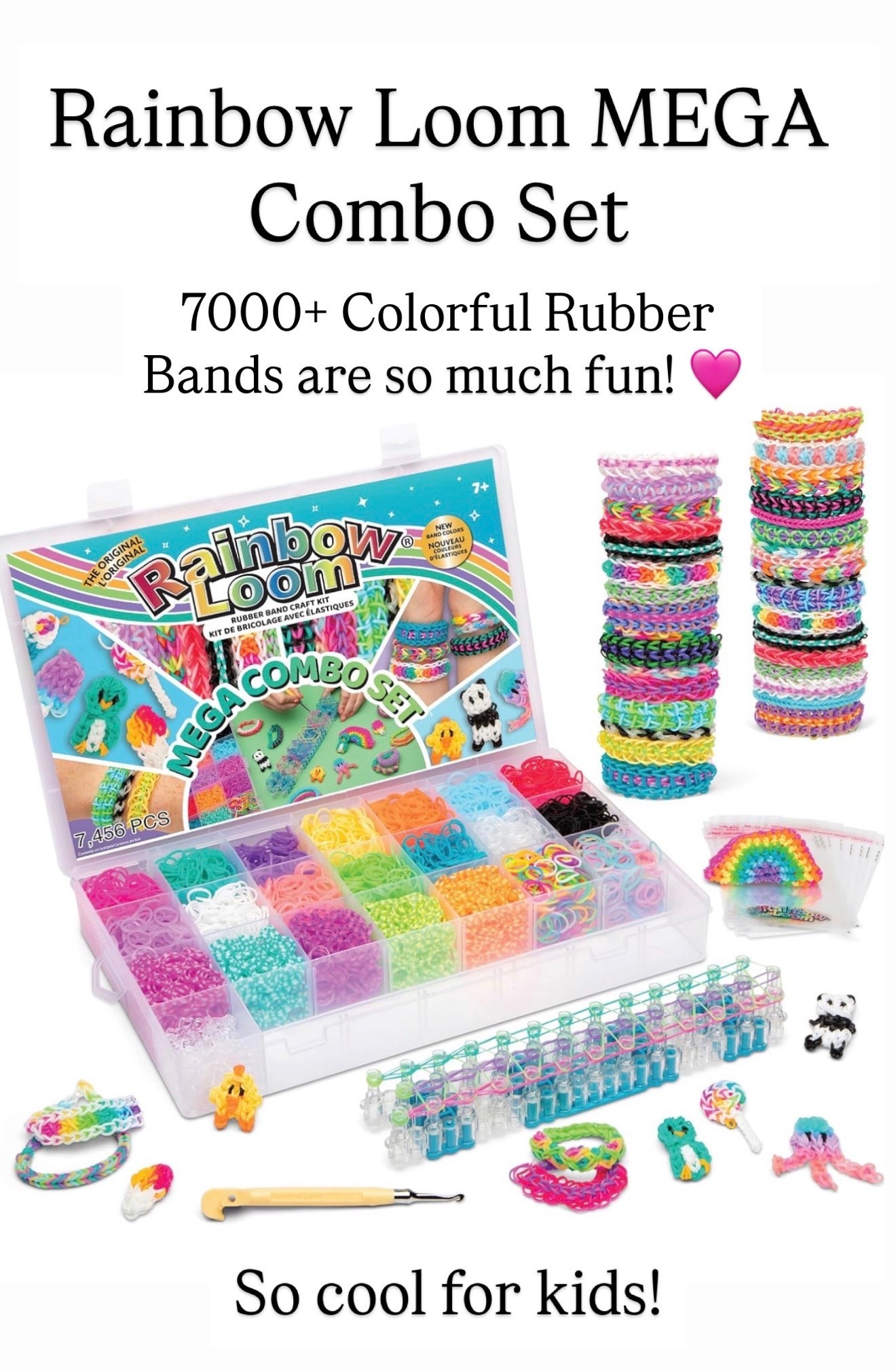 Rainbow loom bracelet kit for girls

#LTKKids