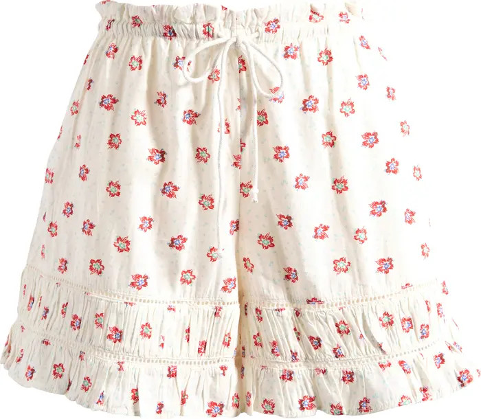Cambridge Floral Ruffle Shorts | Nordstrom