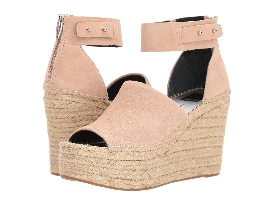 Dolce Vita Straw (Blush Suede) Women's Shoes | Zappos