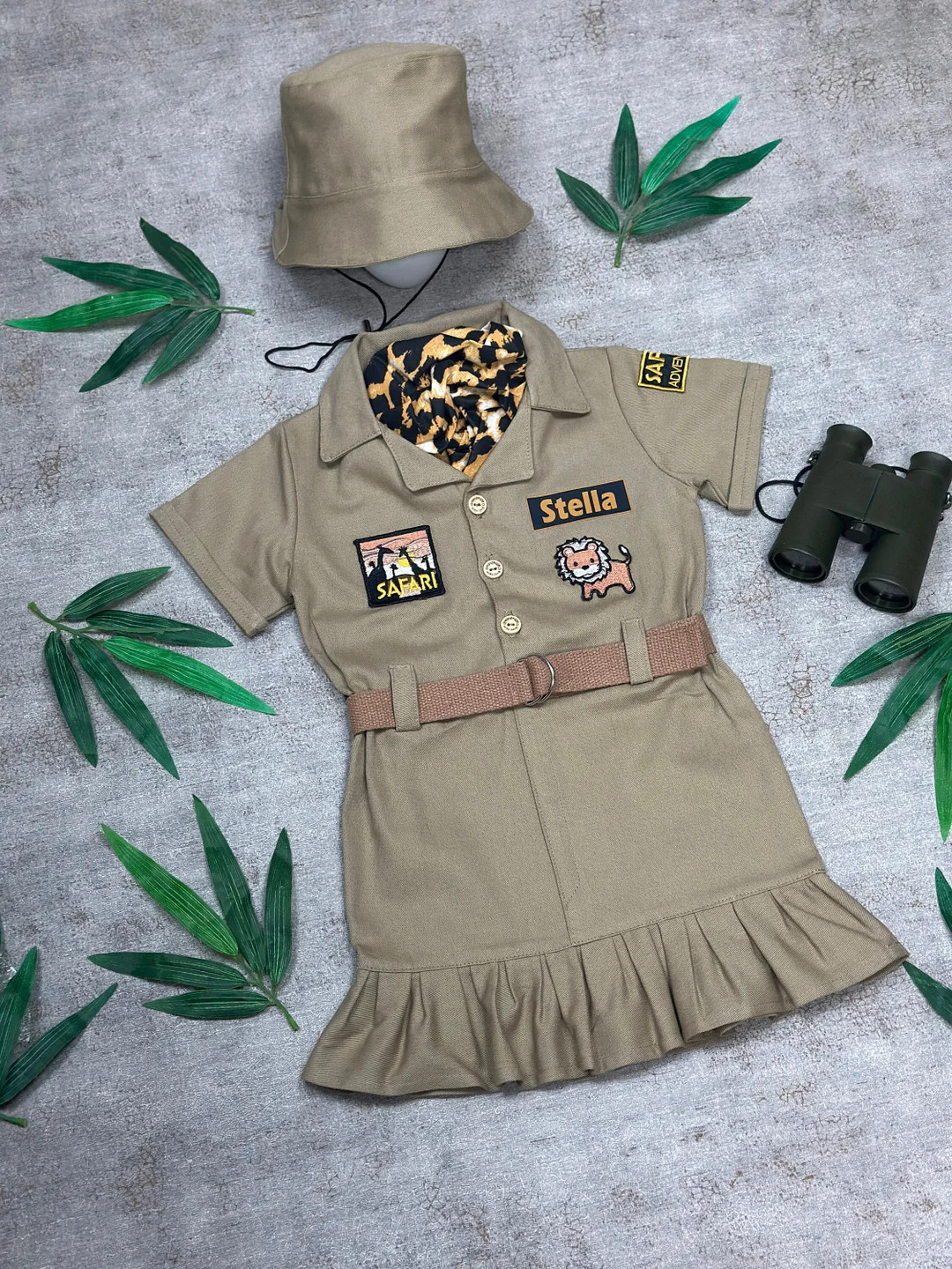 Safari Dress Fancy Safari Costume for Adventurer Girls Safari Guide Safari Explorer Safari Advent... | Etsy (US)