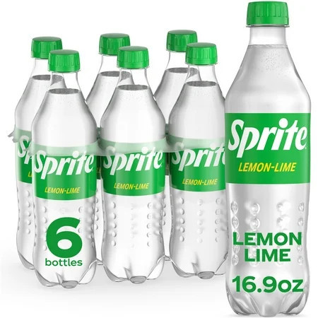 Sprite Lemon Lime Soda Pop, 16.9 fl oz, 6 Pack Bottles | Walmart (US)