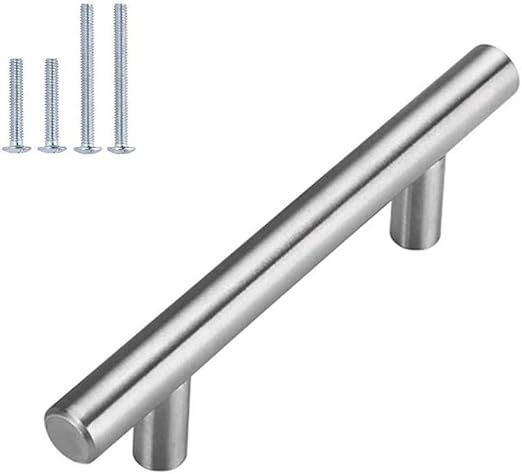 Brushed Nickel Cabinet Hardware Kitchen Cabinet Pulls 15 Pack -Homdiy HD201SN 3-3/4 in Hole Cente... | Amazon (US)