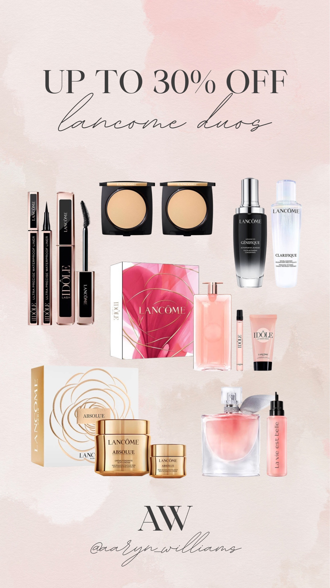 Sale alert 🚨 up to 30% off duos at Lancôme! Perfect gifts for mom for Mother’s Day!

Lancôme sale, makeup, beauty finds, luxury beauty 

#LTKbeauty #LTKsalealert #LTKGiftGuide