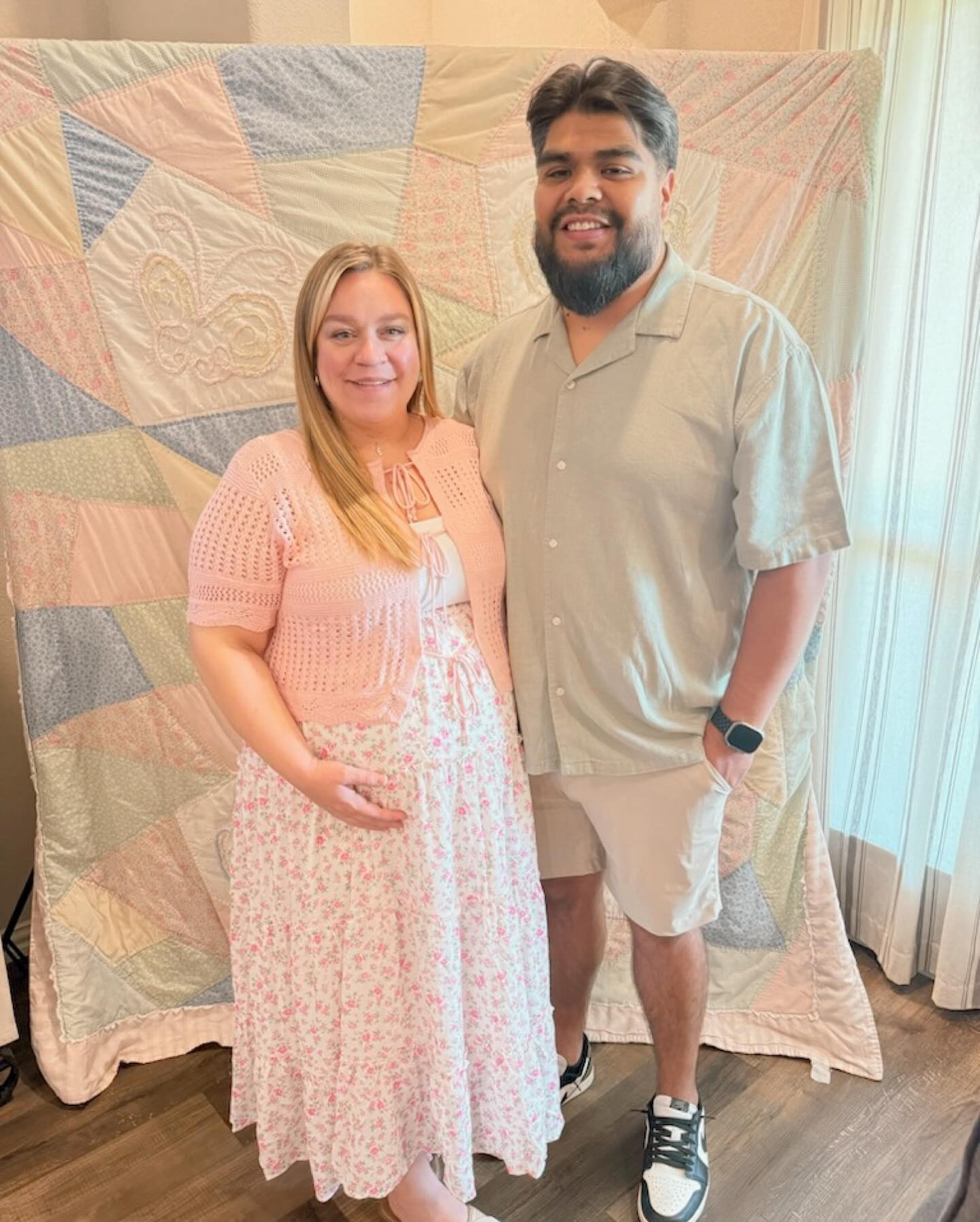 Our first shower was so beautifully woven together by our loved ones 🪡🎀🪿🧺🧸 Every little detail made it feel so special, and we are beyond grateful to everyone who came to celebrate Emmaline. A heartfelt thank you to our incredible hosts, the amazing women in my family, for making this day so memorable. Your love, support, and thoughtfulness mean the world to us. We can’t wait to meet you Emmy K!