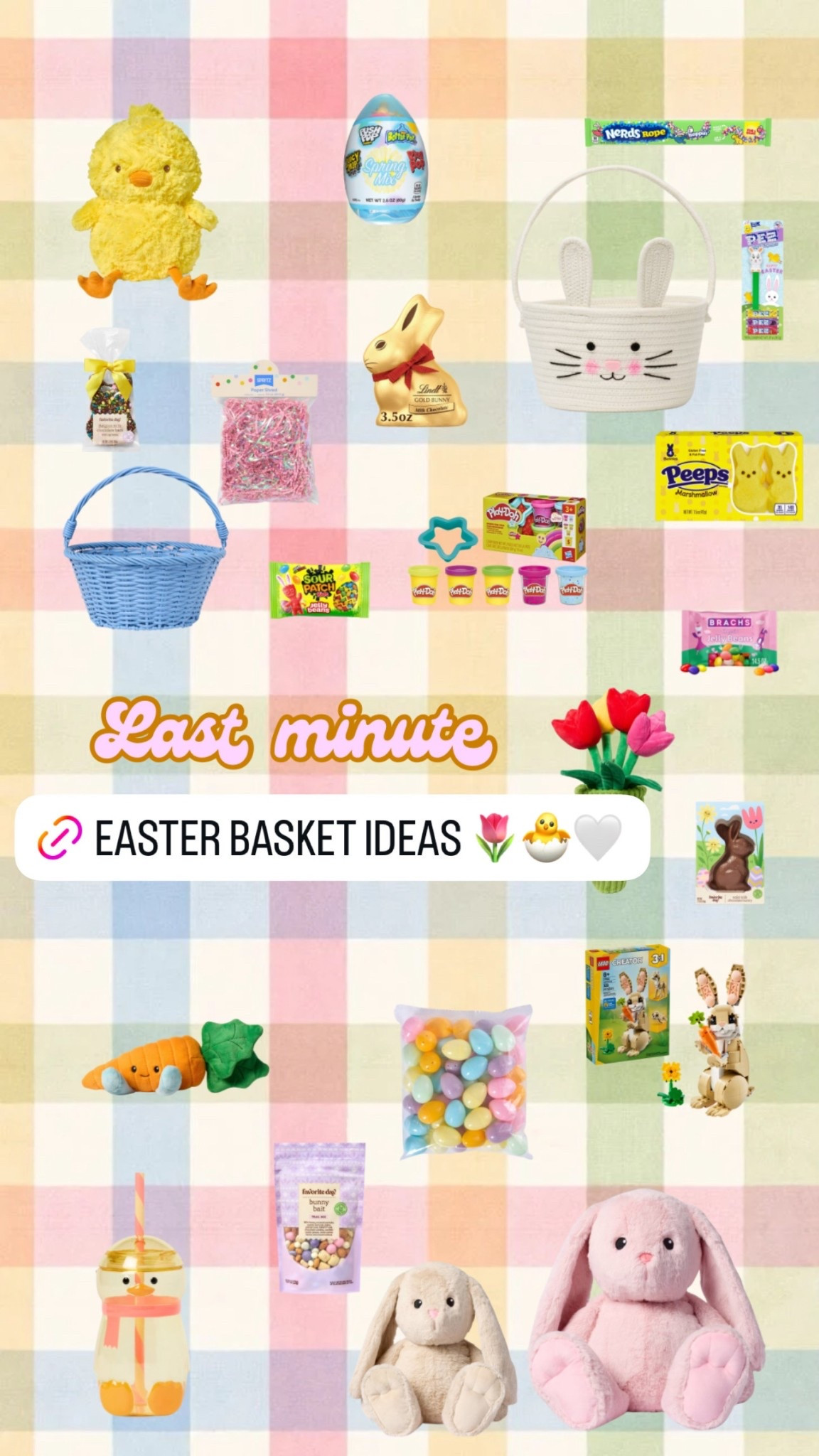 last minute Easter basket ideas #easter #easterbasket #easterideas 