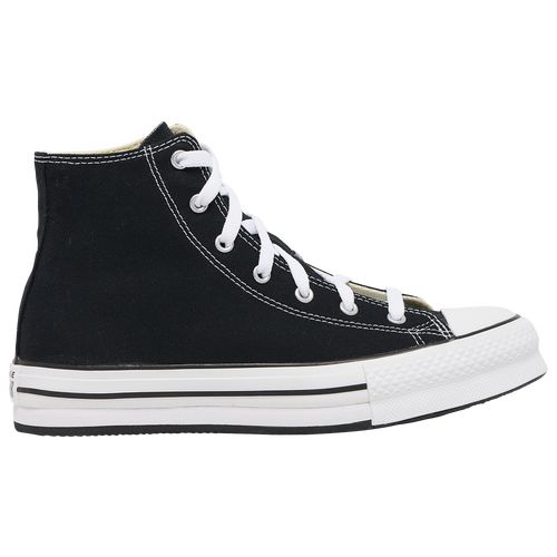 Converse Girls Converse Hi Platform - Girls' Grade School Basketball Shoes Black/White Size 04.5 | Foot Locker (US)