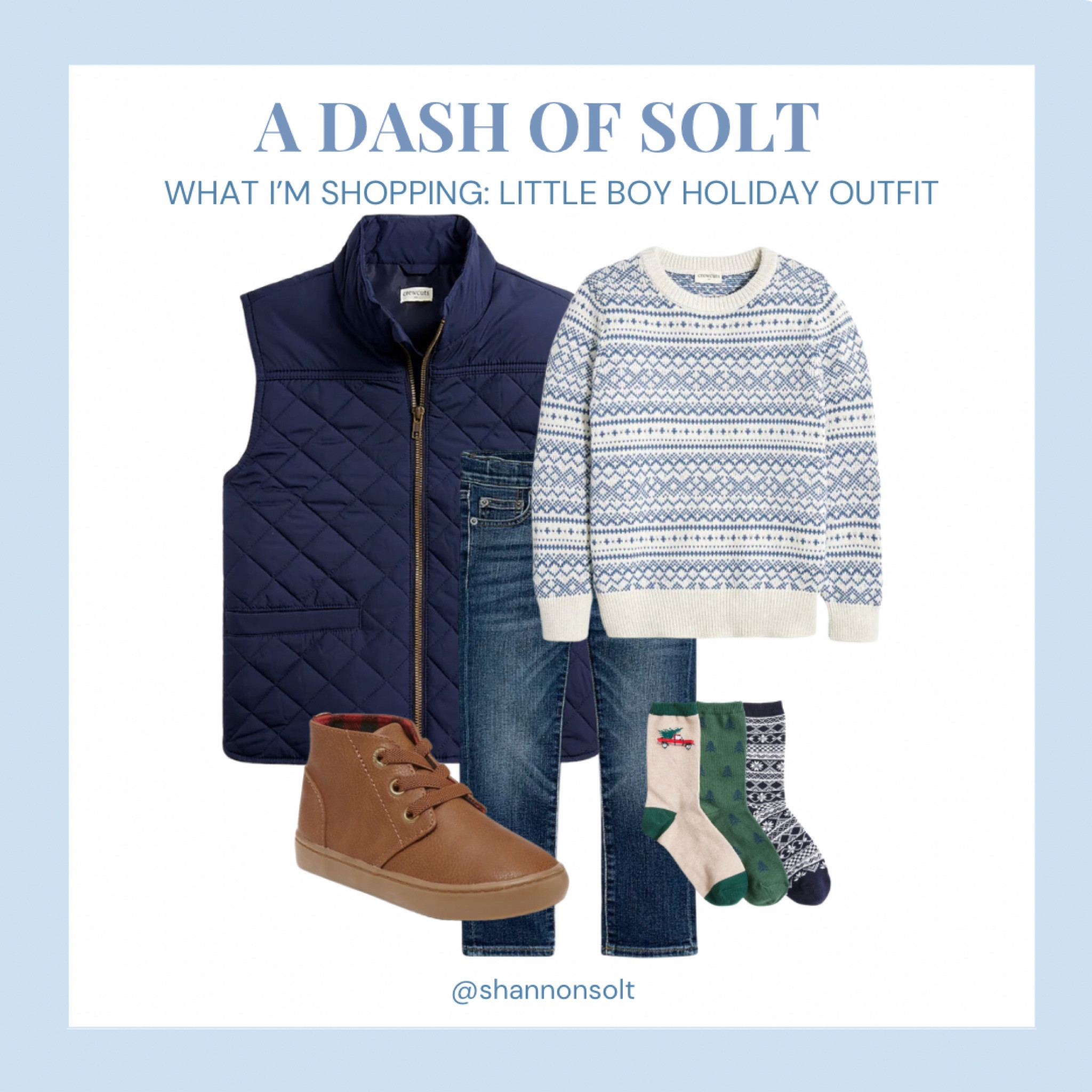 New holiday arrivals from J.Crew Factory and Old Navy! So many cute styles for toddler and little boys! 

Holiday style, holiday outfit, boy outfit, boy holiday style, boy style, toddler boy, little boy fashion, toddler fashion, J.Crew, preppy, preppy style, preppy fashion, New Year’s outfit, NYE dress, Christmas outfit, Christmas sweater, thanksgiving outfit 

#LTKkids #LTKSeasonal #LTKHoliday