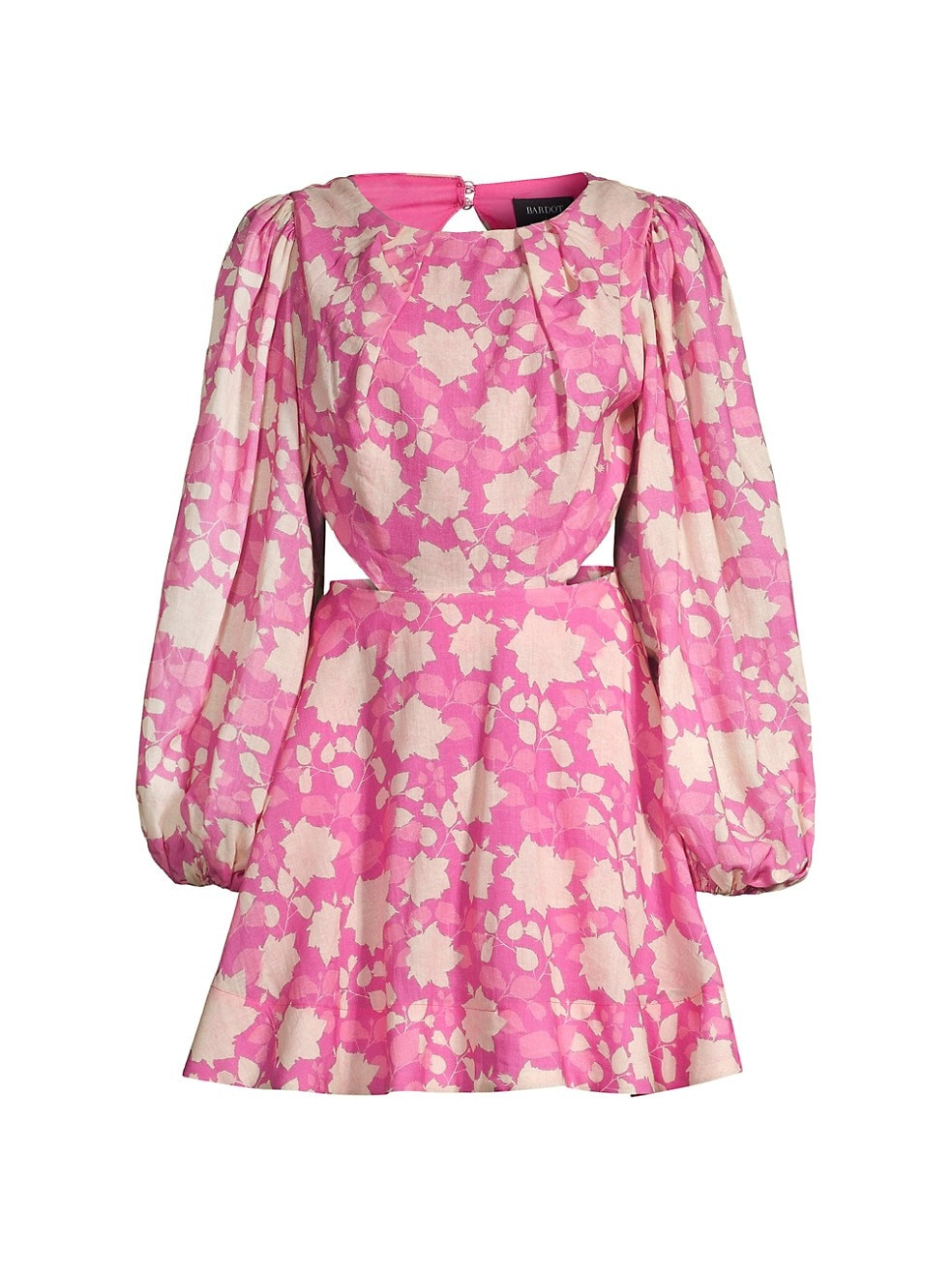 Nada Cut Out Floral Minidress | Saks Fifth Avenue