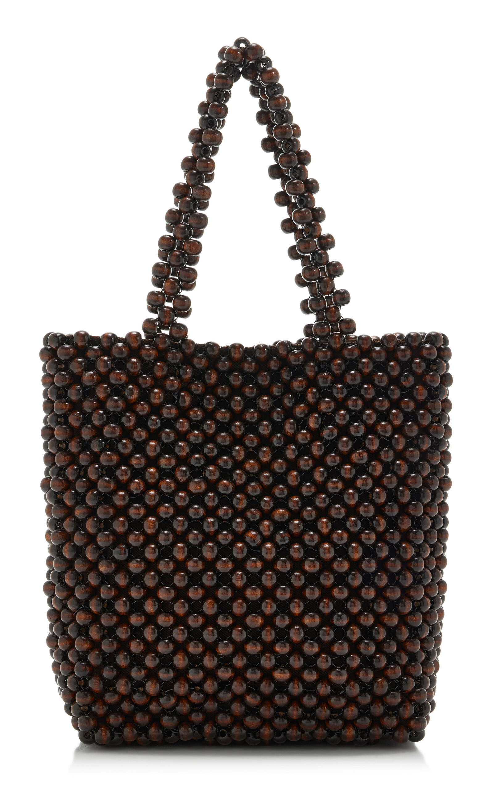 Bembien - Exclusive La Isla Mini Beaded Tote Bag - Brown - OS - Moda Operandi | Moda Operandi (Global)
