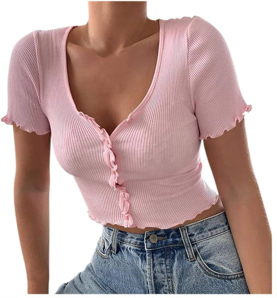 Pitashe Damen Tops Damen Criss Cross Bunt 3D Print Racerback Sport Weste Cami Top T-Shirt 3D Prin... | Amazon (DE)