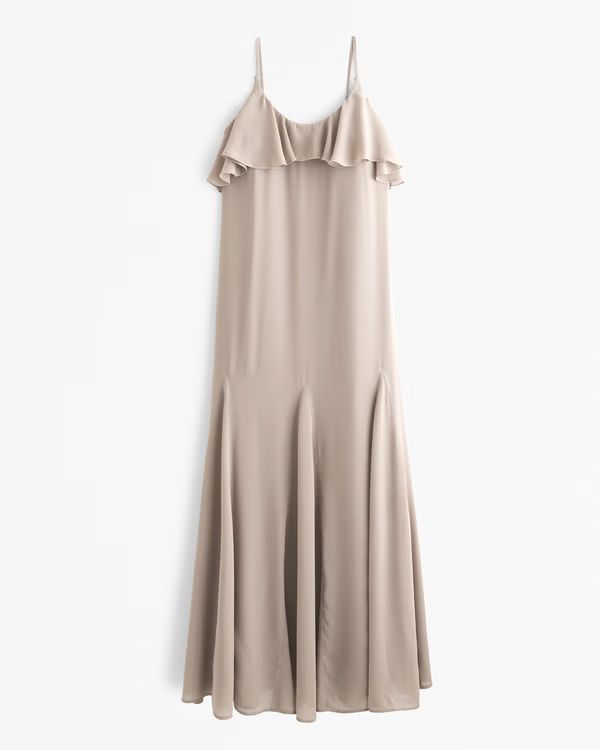 Ruffle Maxi Dress | Abercrombie & Fitch (US)