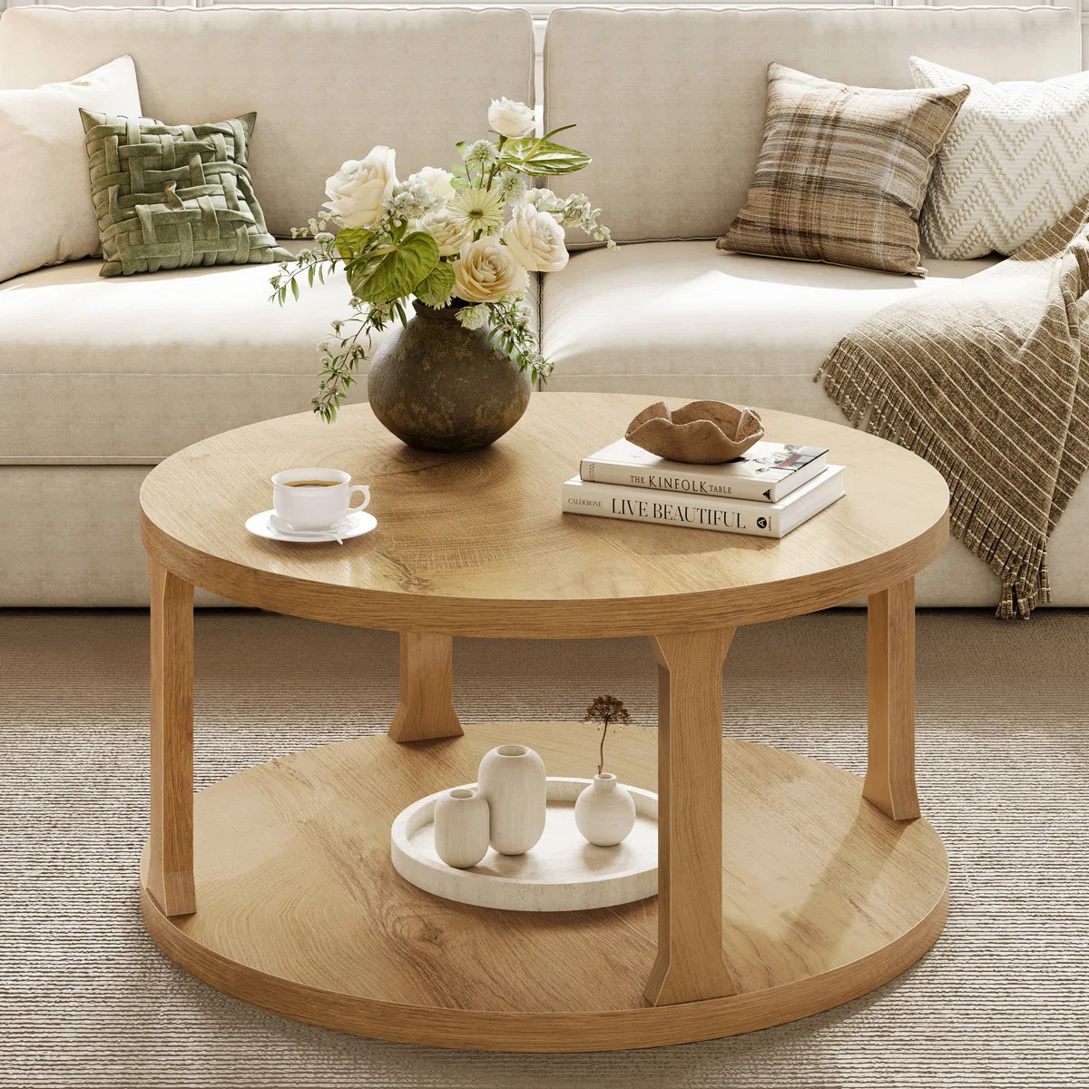31.5" Round Coffee Table | Wayfair North America