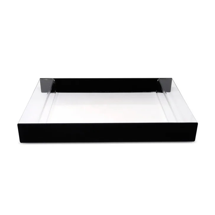 Acrylic Serving Tray with Gold Sides, 17.75"L | Bed Bath & Beyond
