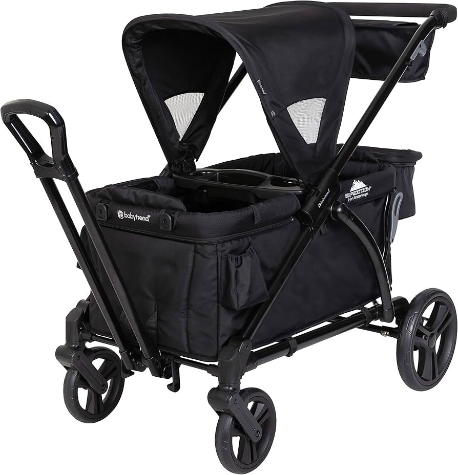 Baby Trend Expedition 2-in-1 Stroller Wagon PLUS, Ultra Black | Amazon (US)