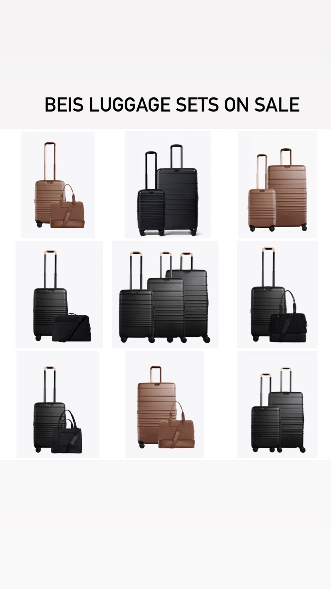 Amazing deals on Beis luggage sets! On my wishlist for sure!🤩

#LTKSaleAlert #LTKHome #LTKTravel