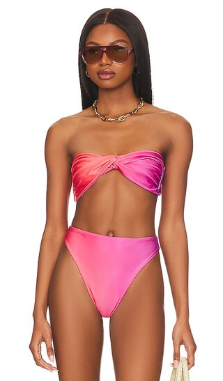 Vera Bikini Top in Abba | Revolve Clothing (Global)