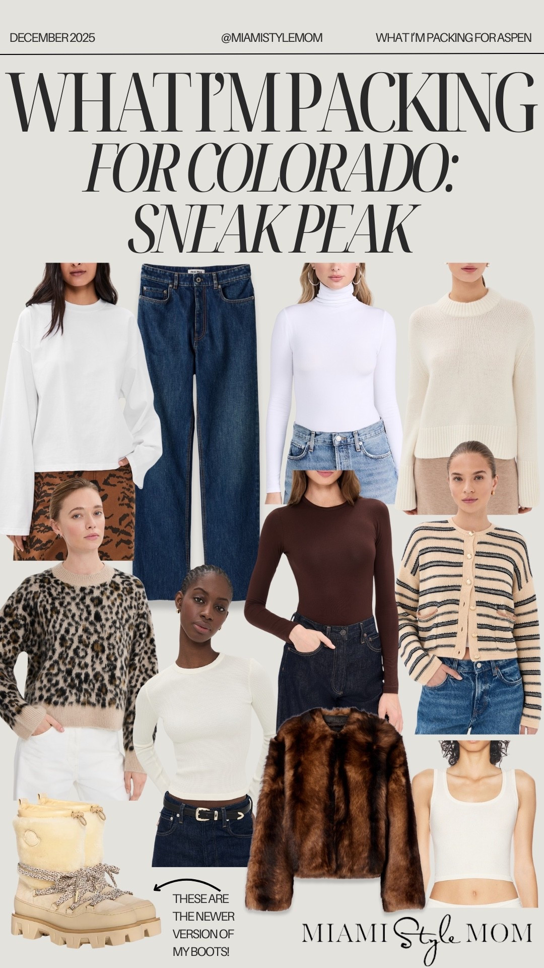 Sneak peak of what I’m packing to wear in Aspen! 


Women’s fashion, winter fashion, winter style, winter outfits, winter outfit inspo, winter ootd, holiday fashion, holiday style, holiday outfits, what to wear for, Colorado, aspen, aspen outfits, Colorado outfits, snow outfits 






#LTKOver40 #LTKootd #LTKHoliday