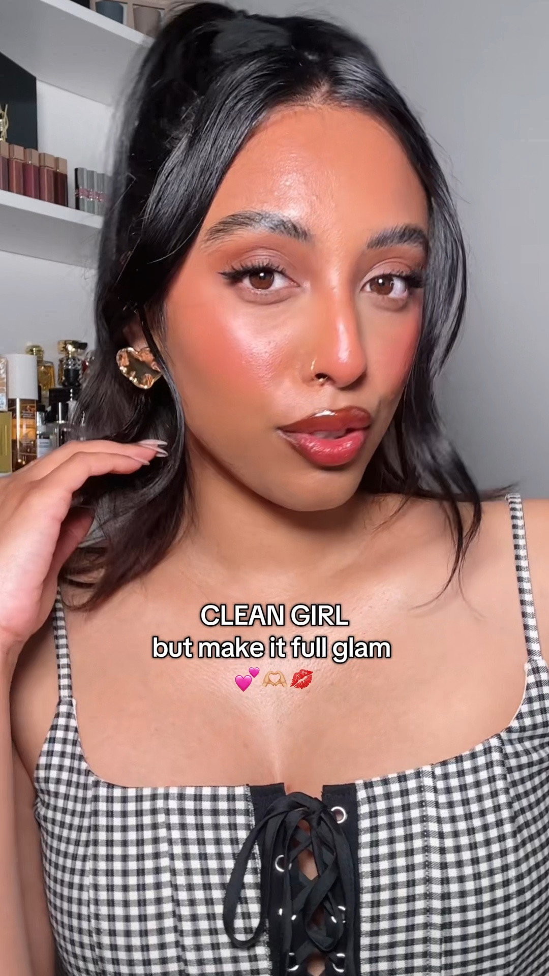 Clean girl makeup but make it full glam 

#LTKBeauty