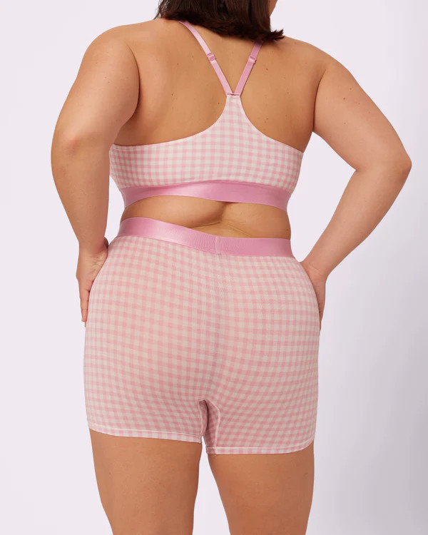 Free Comfort Boxer Brief | New:Cotton (Bubble Gum Gingham) | Parade